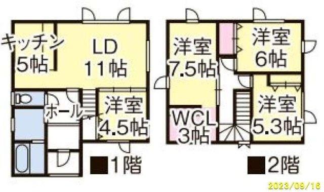 旭町1条15丁目　A棟 間取り図画像