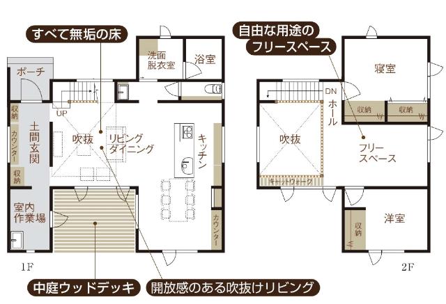 ※商談中※豊岡2条6丁目　戸建て 間取り図画像