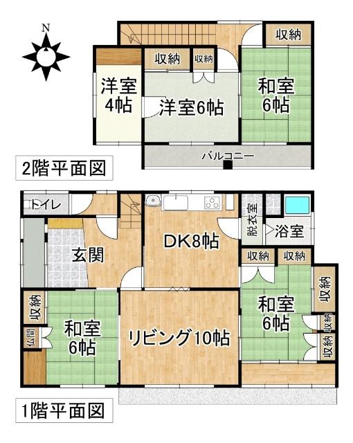 ♪敷地133坪、公園隣接♪幕別町旭町＿中古住宅 間取り図画像