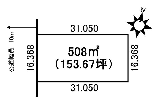 音更町新通１５＿土地 区画図