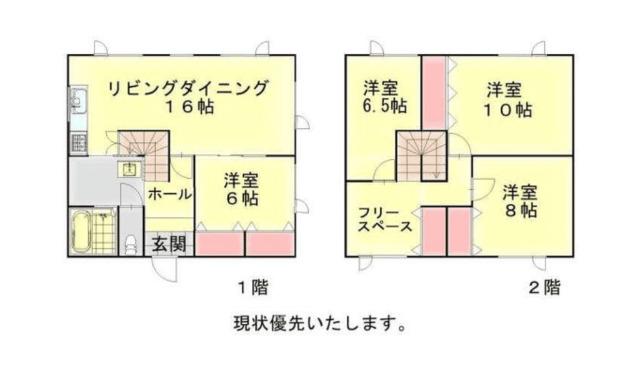 川端町3条5丁目　戸建て 間取り図画像