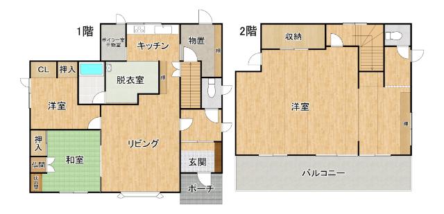 音更町木野西通7＿中古住宅 間取り図画像