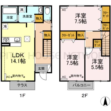  間取り図写真