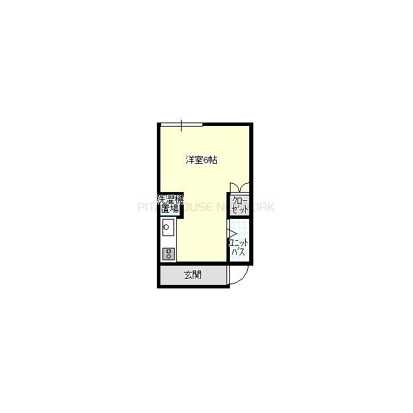 間取り左右対称です