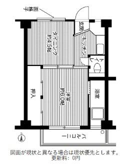 ビレッジハウス岡部 間取り図画像