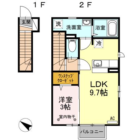 プティ・アンジュ（205） 間取り図画像