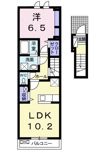 エムズ　プラシード（203） 間取り図画像