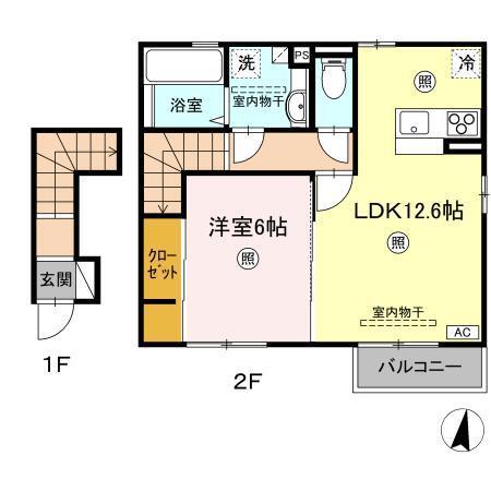 グラン・コンフォール しらびそ（203） 間取り図画像
