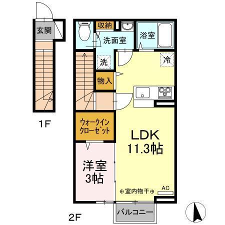サロン・ド・ＨＩＲＯ（202） 間取り図画像