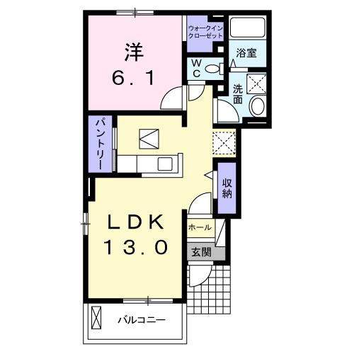 フォーリスト・パークⅡ（101） 間取り図画像
