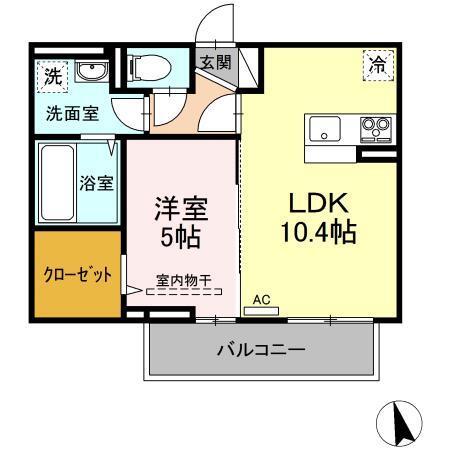 グランディ　イグニスⅤ（205） 間取り図画像
