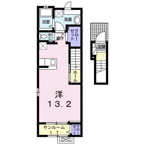 エアリーガーデン（202） 間取り図画像