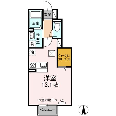ヴィル・トランキル大森（102） 間取り図画像