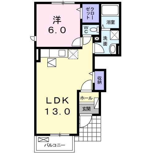 セントラルビレッジ・南（101） 間取り図画像