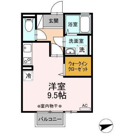 フォレストコート（202） 間取り図画像