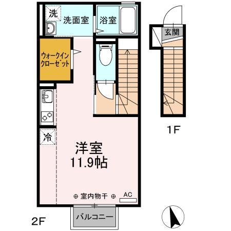 ステイゴールド（201） 間取り図画像
