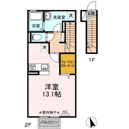 腰浜リバーサイド（202） 間取り図画像