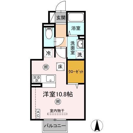 マウントハイツ　はちまん（102） 間取り図画像