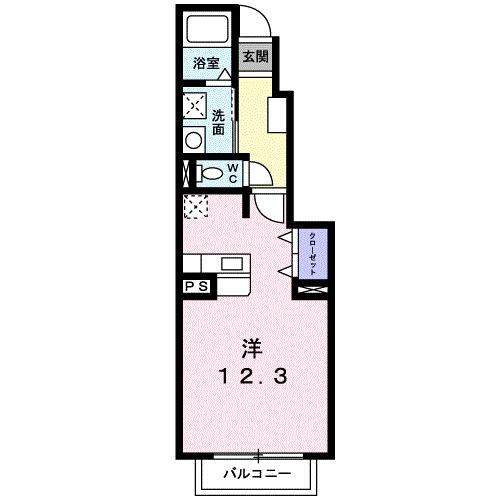 コンフォールⅡ（102） 間取り図画像