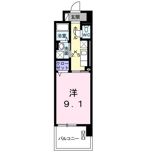 ララフラッツ（306） 間取り図画像