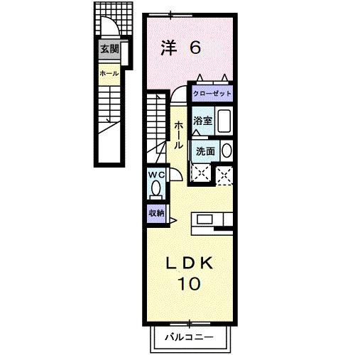 イーストガーデンＡ（202） 間取り図画像