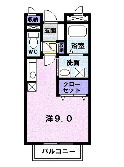エイトワンＢ（102） 間取り図画像
