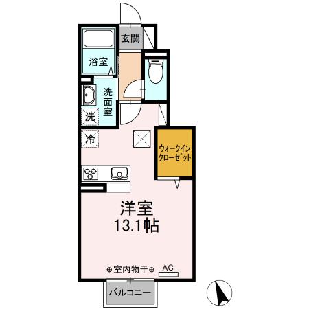 腰浜リバーサイド（102） 間取り図画像