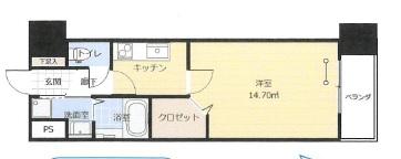 アークデュオ福島万世町 間取り図画像