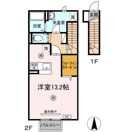 ヴィル・トランキル大森（207） 間取り図画像