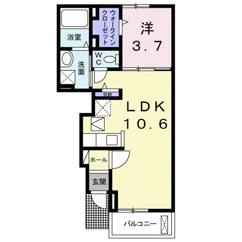 イエローストーン（105） 間取り図画像