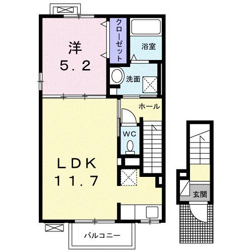クレメント　ハウス（201） 間取り図画像