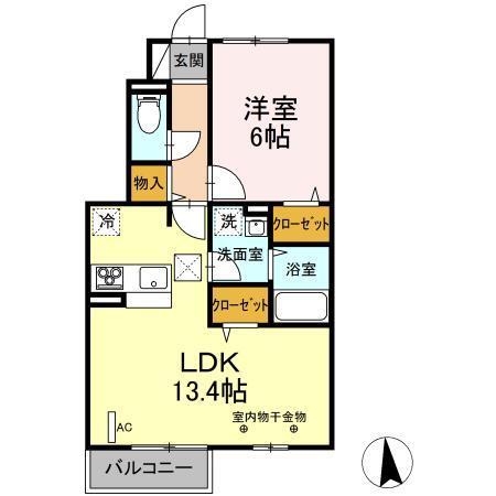 メゾンルミエール（103） 間取り図画像