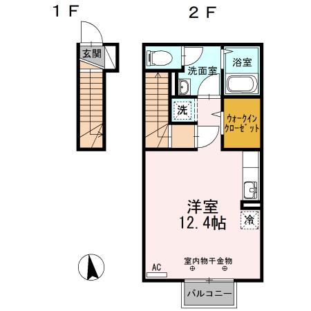 サン・サウス（205） 間取り図画像