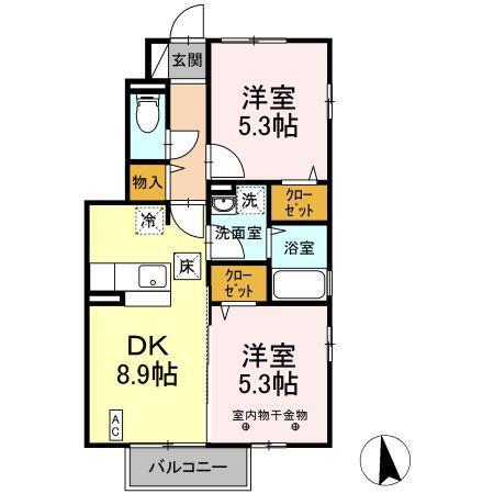 ＦＯＣＵＳ441（105） 間取り図画像