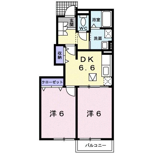 ヴィラ・サニーサイド（102） 間取り図画像
