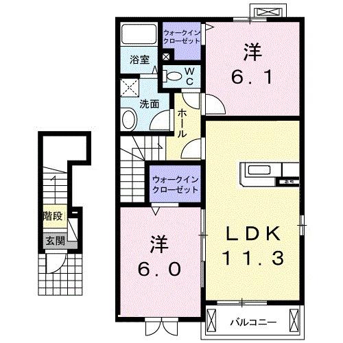 ファインステート（205） 間取り図画像