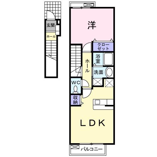 プライムコート（202） 間取り図画像