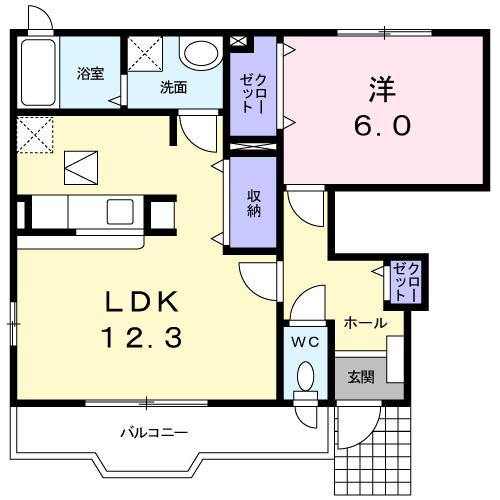 コルティーレ（101） 間取り図画像