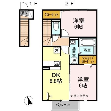 サンシュトラーセ（202） 間取り図画像
