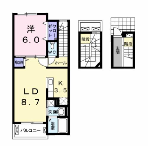 ベル・カーサ　まゆみ（303） 間取り図画像