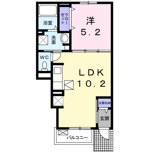 フランメゾン大森（102） 間取り図画像