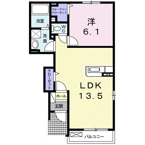 ブローテⅡ（105） 間取り図画像