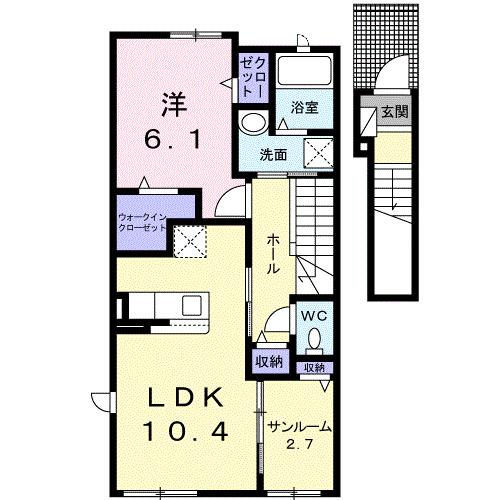 リヴィエール（205） 間取り図画像