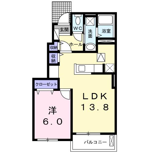 ベル・セレッソⅡ（102） 間取り図画像