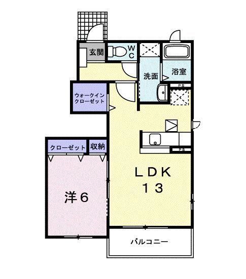 セレーノⅡ（101） 間取り図画像