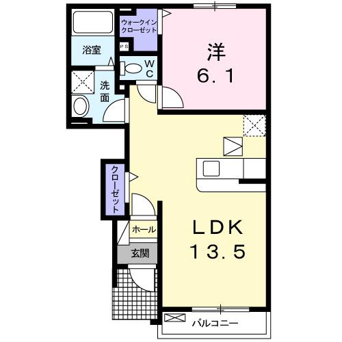 フォレストＡ（102） 間取り図画像