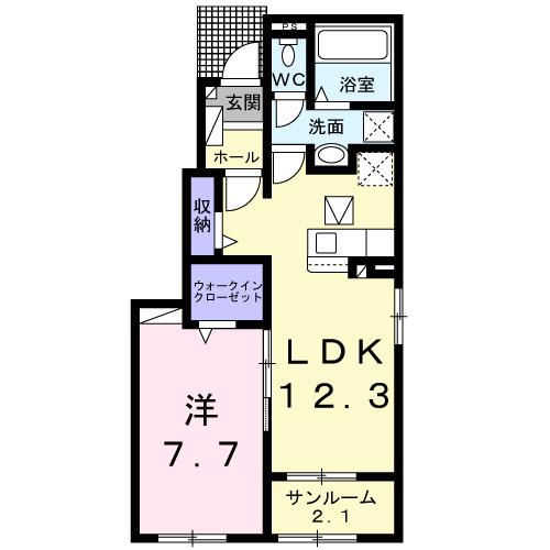マウロア（101） 間取り図画像