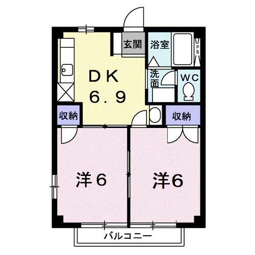 コスモス・スクエアーⅡ（103） 間取り図画像