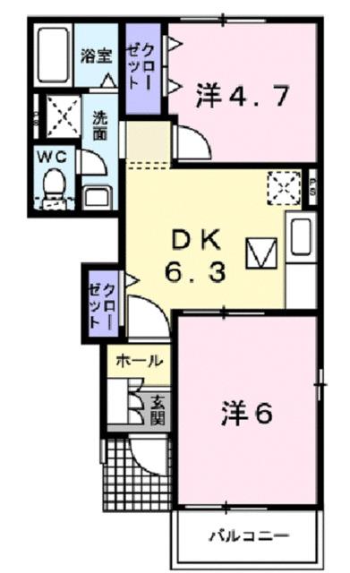 グリーンガーデンⅠ（105） 間取り図画像