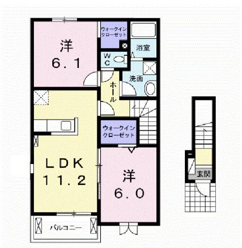 サニーヒル　Ⅴ（201） 間取り図画像